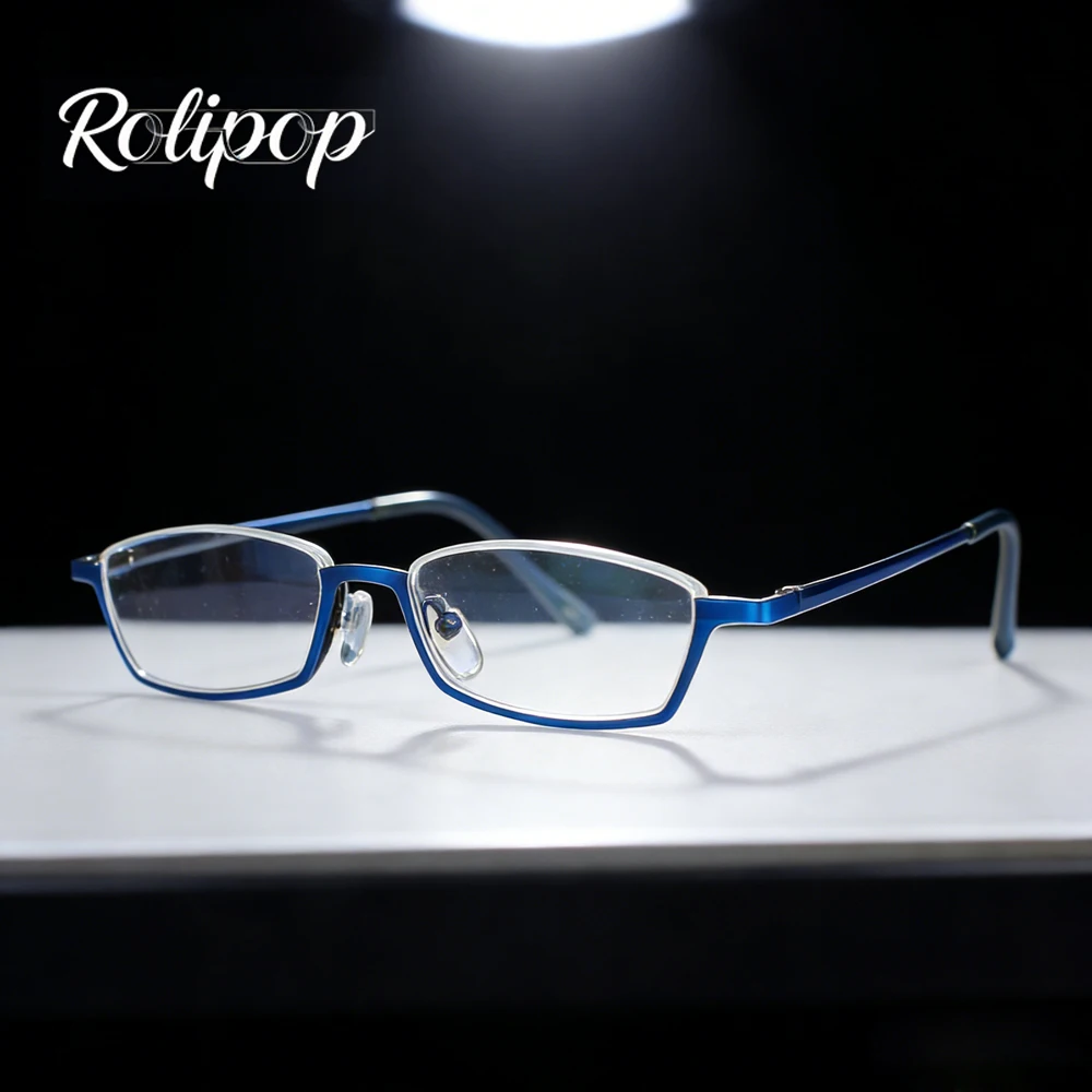 

Half Rimmed Metal Presbyopia Glasses Anti Fatigue Fashion Half Frame for Men Women Elderly Reading Glasses Lightweight