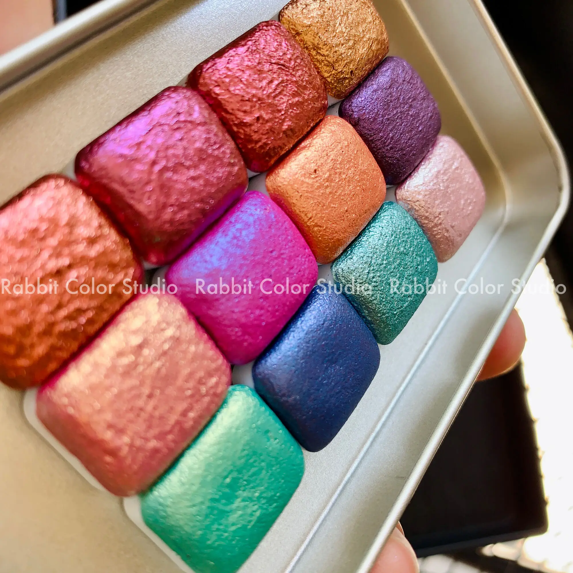 [acuarela-nacarada]-color-metalico-pesado--super-cobertura--juego-de-12-colores-de-acuarela-nacarada-solida