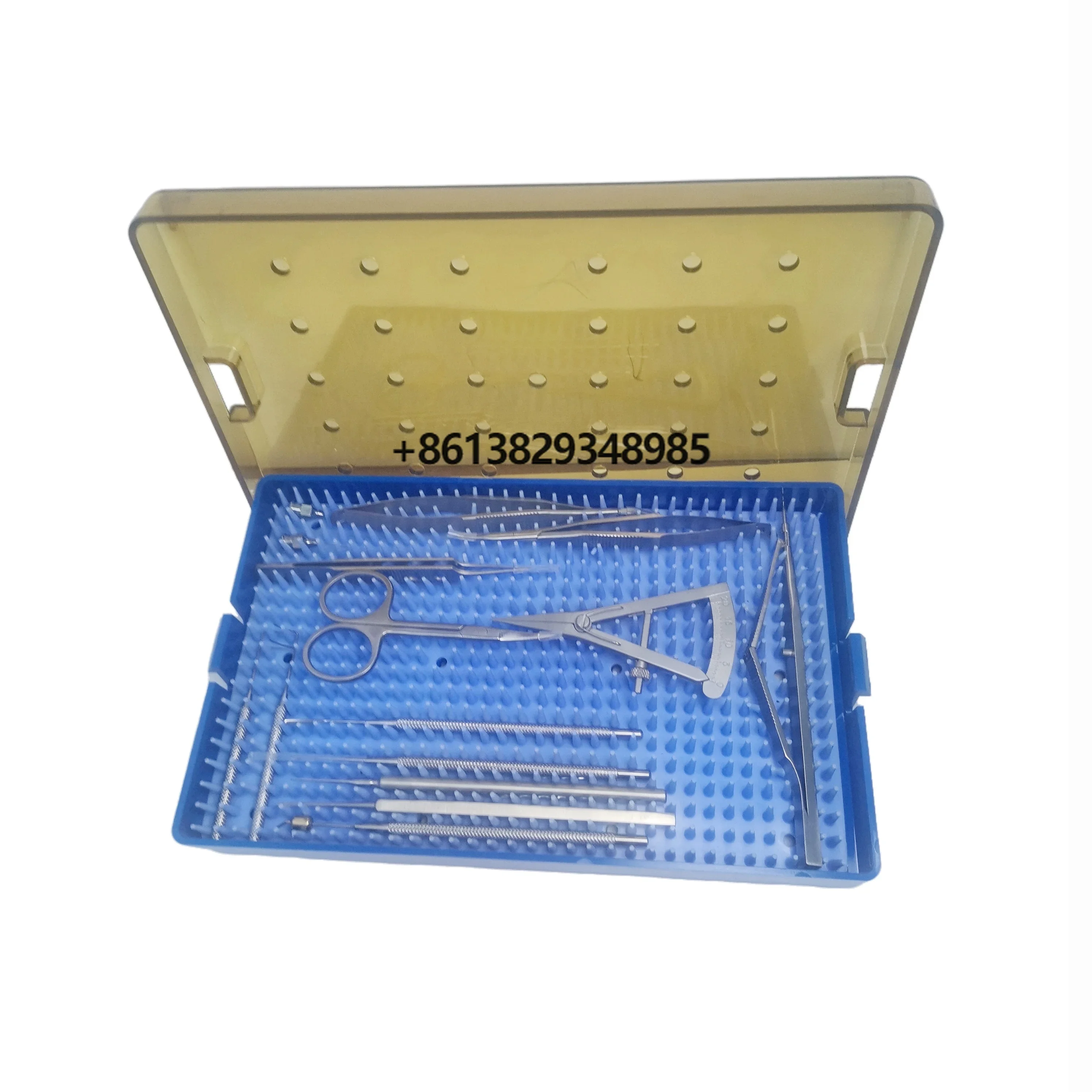 

15-Piece Ophthalmic Surgery Glaucoma Instrument Set the Basis of Surgical Instruments