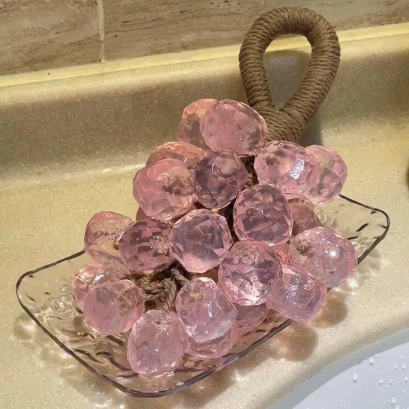 1 قطعة لون عشوائي الإبداعية العنب صابون يدوي الصنع غرامة رغوة لطيف إزالة الأوساخ ترطيب الجسم غسل المغذي صابون يدوي الصنع