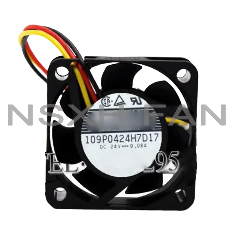 109P0424H7D17 24V 0.08A 40x40x15mm 3-Wire Server Cooling Fan