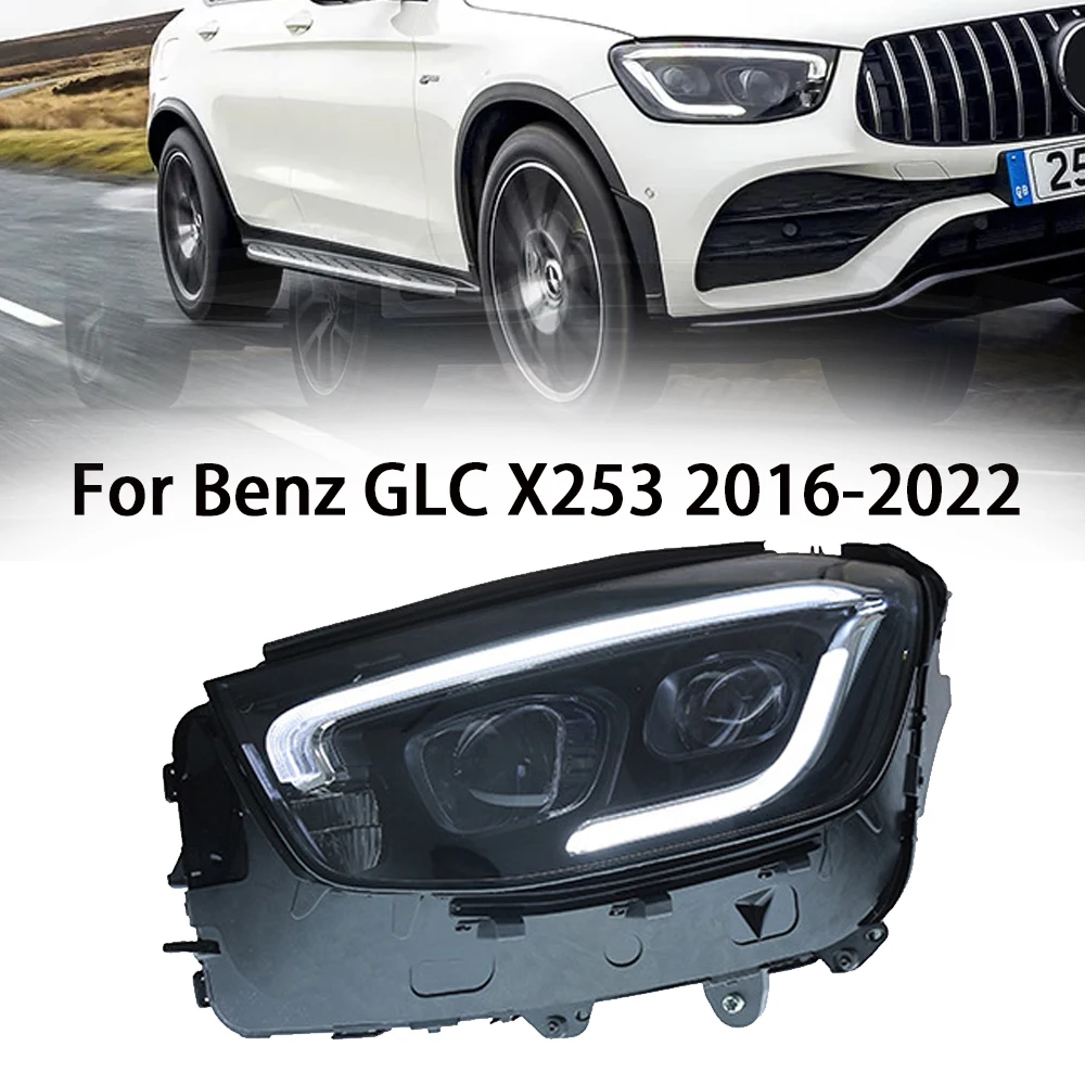 Car Lights for Benz GLC Headlight Projector Lens GLC300 X253 Signal Head Lamp GLC 250 LED Headlights Drl Automotive Accessory