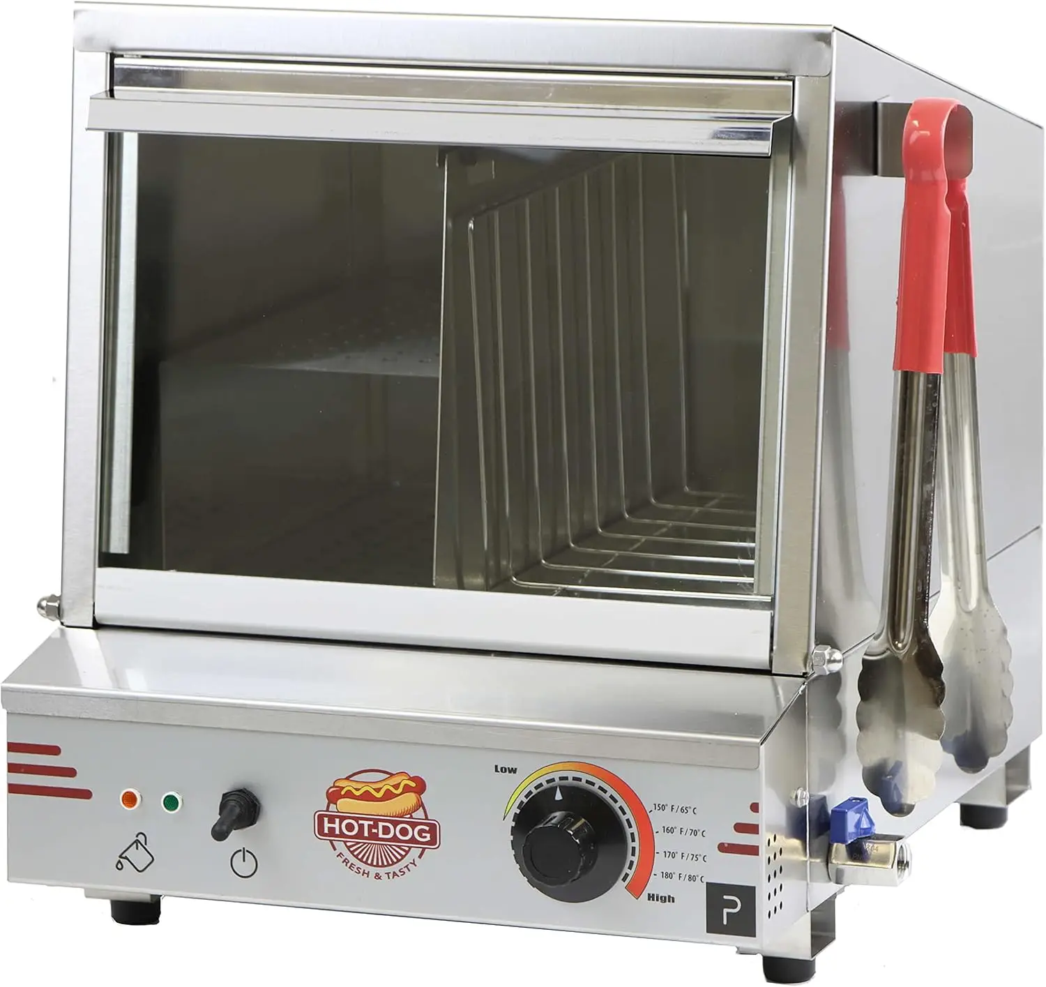 

Pro Series Hot Dog Steamer, Commercial, Stainless Steel