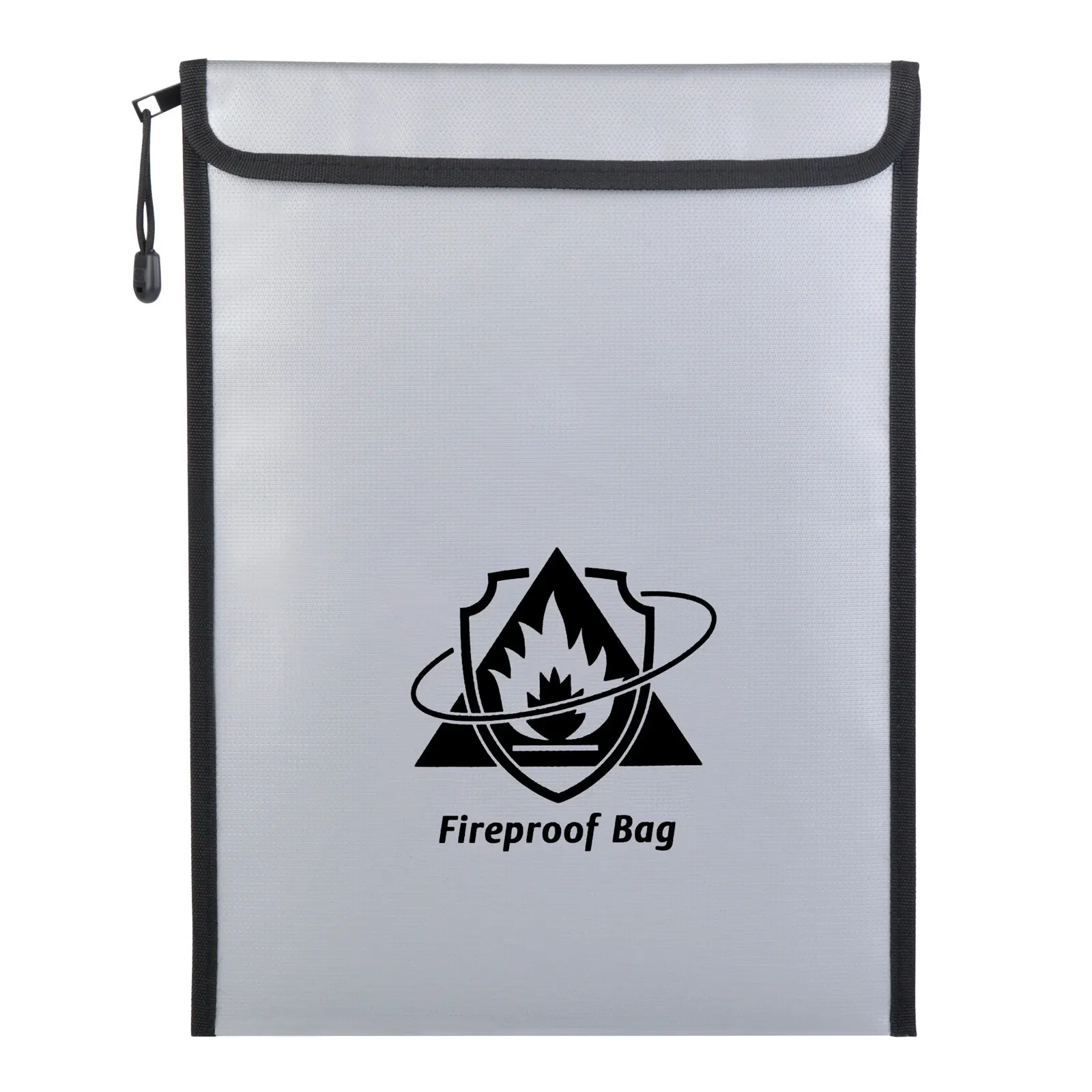 

Batmax Document Bag,15"X11" Waterproof and Fireproof Money Bag with Zipper, Fire Safe Storage for Valuables,Money,Document