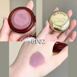 OUTOFOFFICE Blush Makeup Matte Mousse Texture Eye Shadow Blush Cream Monochrome Blush Mud Silky Face Makeup Women Cosmetics