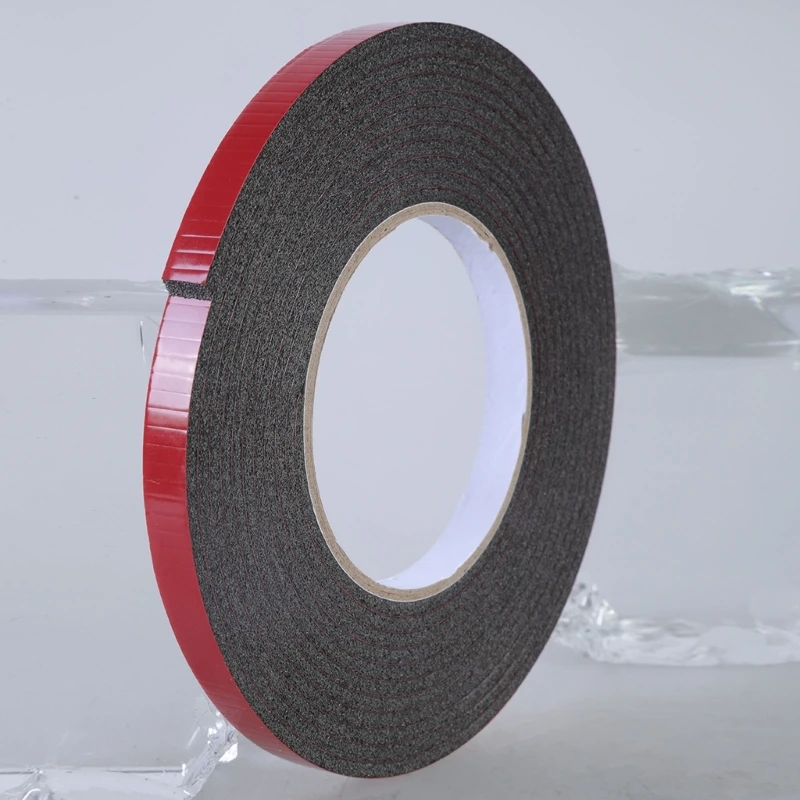 4 Rolls Car Double Sided Foam Tape Width 10mm/0.39inch Easy to Use for Vehicle Trim and Seals Car Exterior Tape Dropship