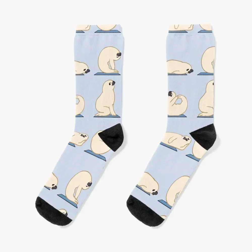 Baby Seal Yoga Socks floor christmass gift Men's Socks Women's