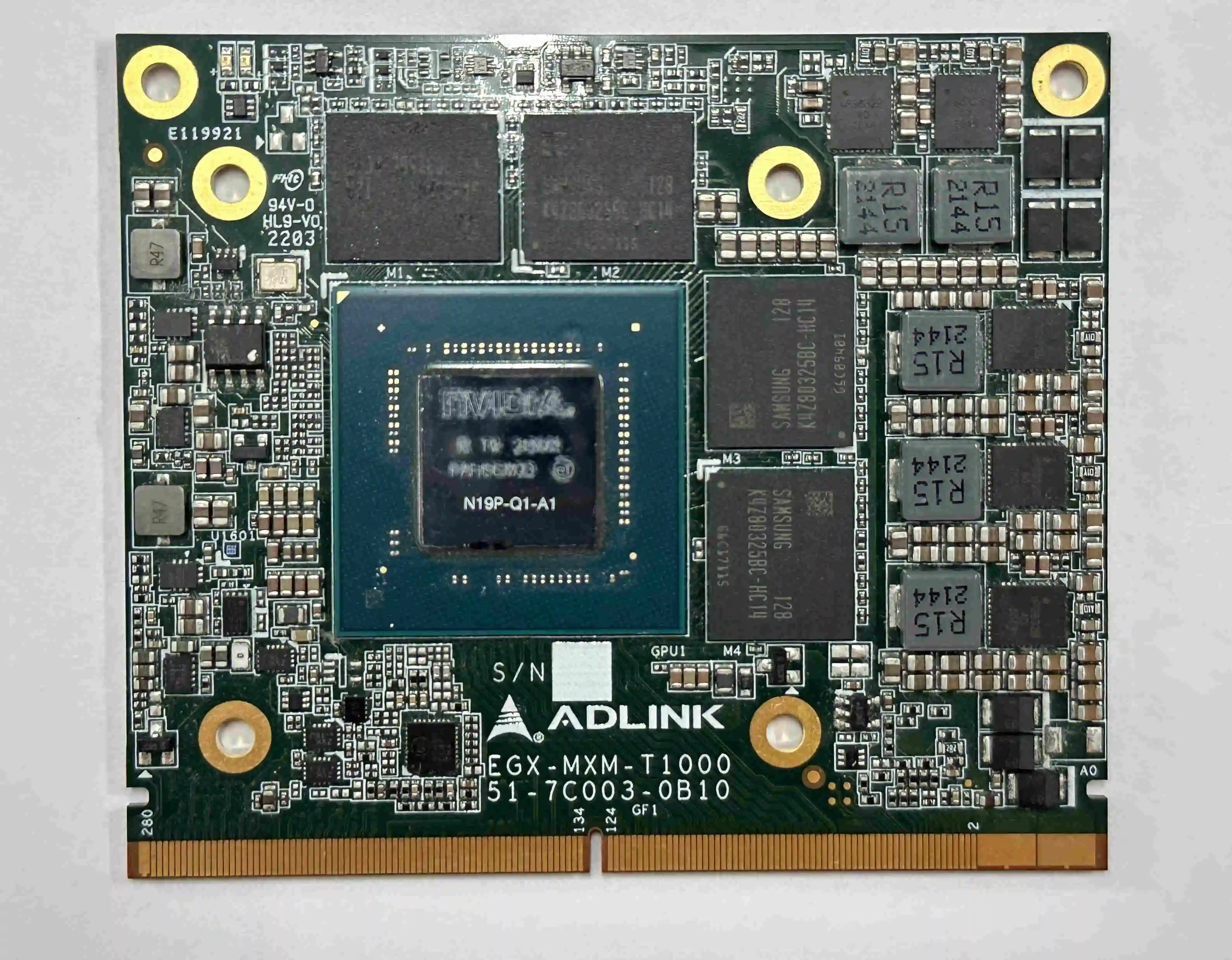 

Видеокарта для HP DELL M4800 7510 7520 Nvidia T1000 4 ГБ GDDR5 N19P-Q1-A1 MXM 3,0 типа A