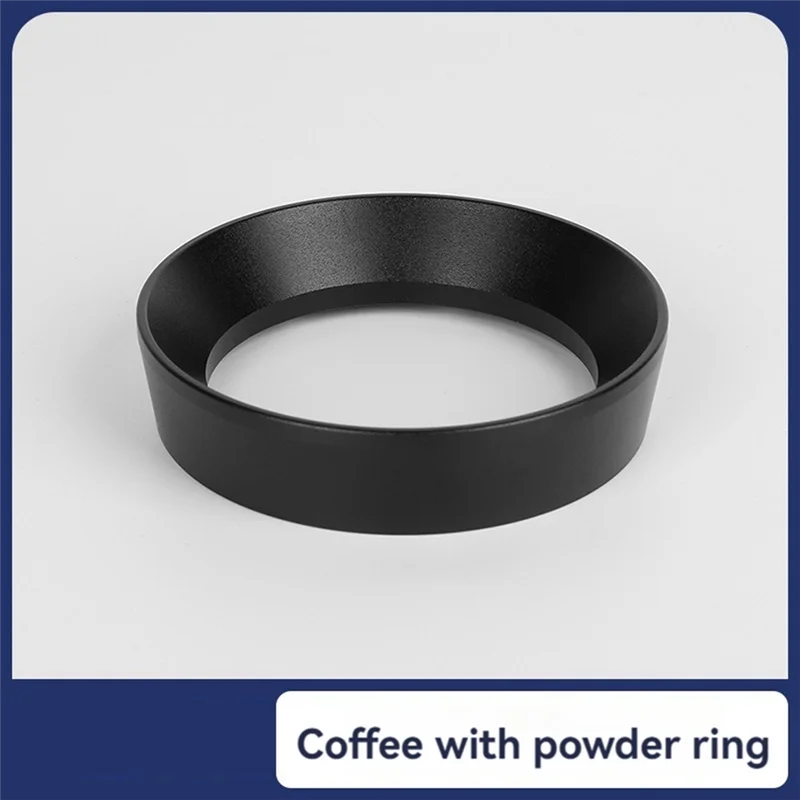 

A99G-58Mm Coffee Powder Dispensing Ring With Magnetic Cloth Fixed Grounds Ring For Italian Coffee Machine