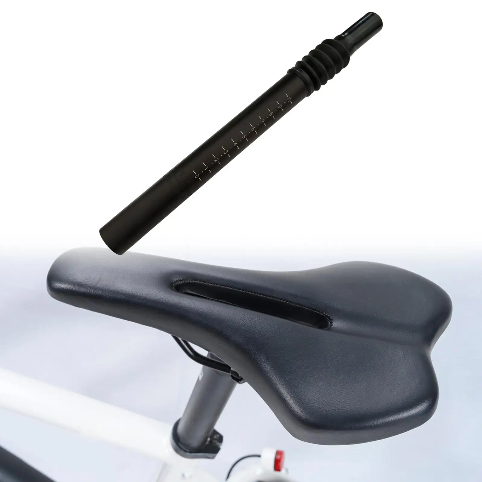 

Coil Spring Bike Suspension Seat post 27.2x300mm Aluminum Alloy Adjustable Shock Absorbing Seatpost Repair Parts