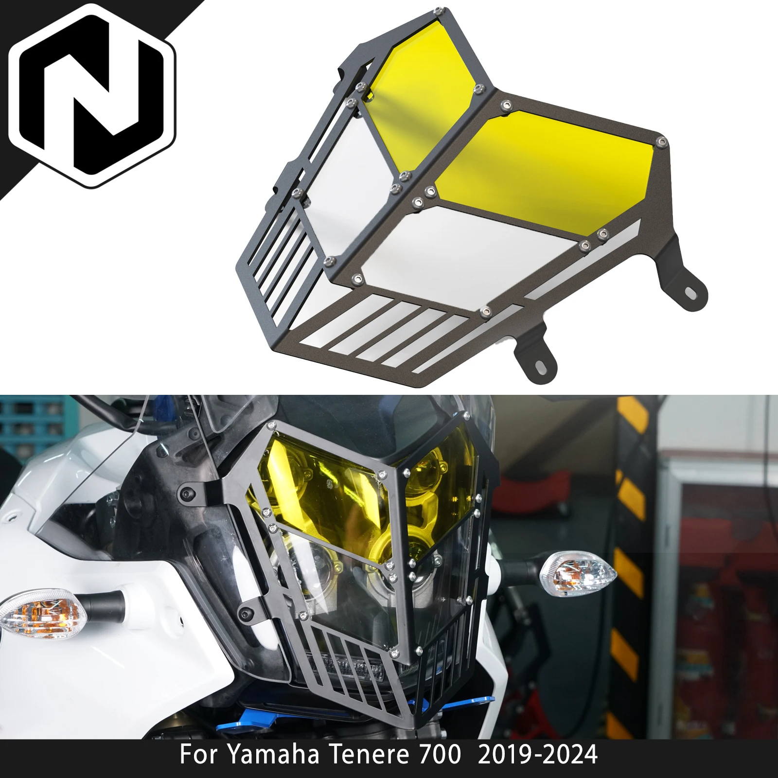 

For Yamaha Tenere 700 /XTZ700 2019-2024 2023 Headlight Protector Cover Tenere 700 Rally Edition 20-24 Tenere 700 Accessories