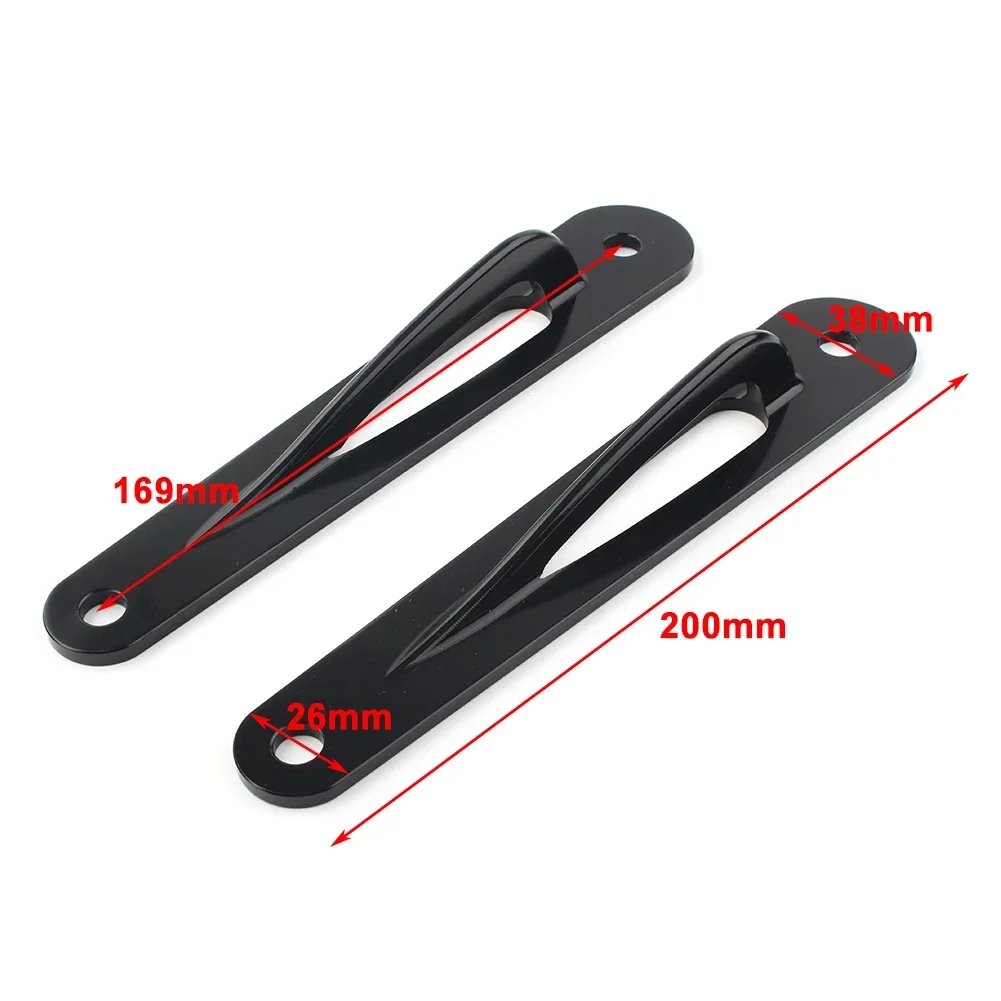 

Для Harley Electra Glides 1983-2013 и Touring Road Kings 1994-2020, черные мотоциклетные индивидуальные затяжные кронштейны, каплевидные