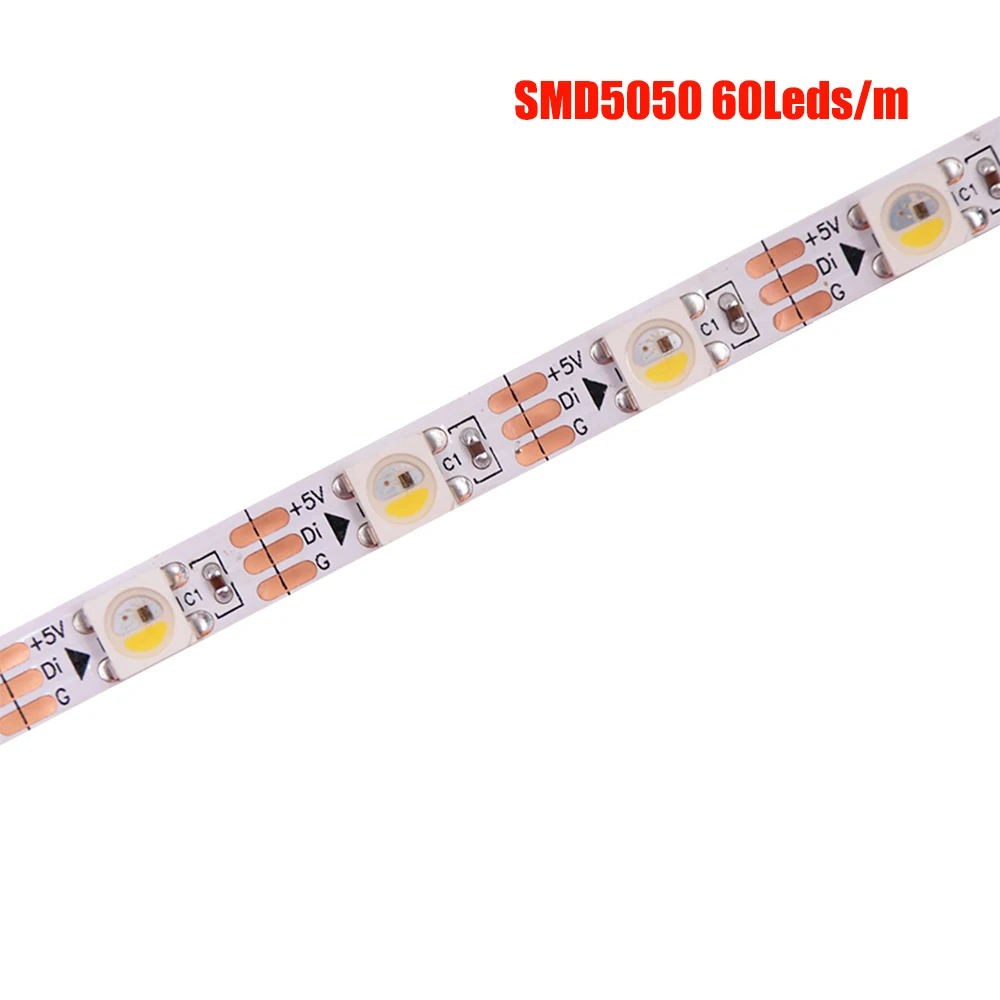 Addressable SK6812 MINI 3535 5050 RGB RGBW led pixel strip 4mm/5mm RGBNW RGBWW WWA 60LEDs/m 5V full color as WS2812B 1m 2m 5M