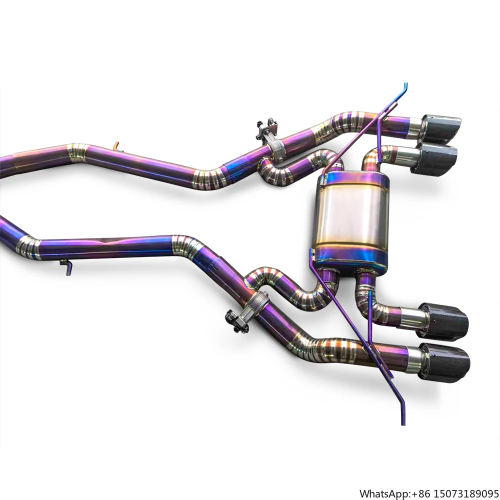 Para M3/M4 G80/G82/G8X 3.0T 2015-2023: Escapamento de Performance Catback com Válvula Inteligente de Titânio para Corridas e Modificações