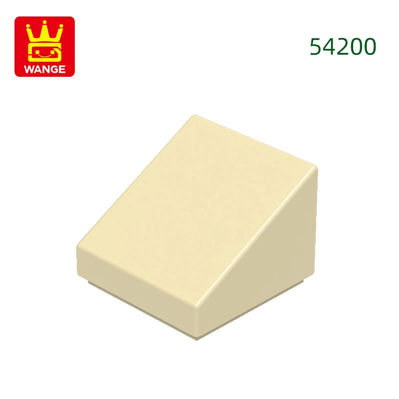 Wange 543 stks/partij 54200 1x1 Helling Bouwstenen Geneigd Panel Bricks DIY Compatibel met alle Merk Speelgoed voor Kinderen Geschenkdoos