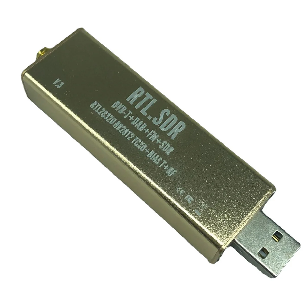 Receptor M16KRTL SDR V3 Pro 100KHz-1,7 GHz TCXO incorporado para Radioaficionado SDR RTL banda de aviación ADSB para UHF VHF HF AM FM