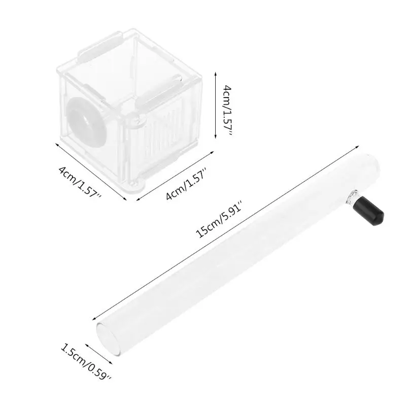 Mini Ant Nest Farm Acrylic Nest Tubes Farm Formicarium Small Colony Feeding Area Ant Nest Acrylic Ant Farm Gift for Kids