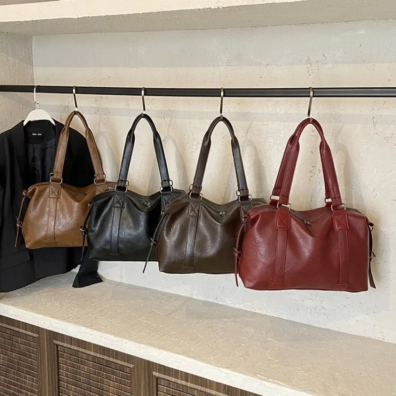 

Элегантные дизайнерские сумки для подгузников премиум-класса для женщин: стильная повседневная сумка через плечо, винтажная модная кожаная сумка для поездок на работу.