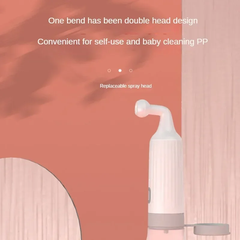 

useful Electric Portable Bidet Travel Handheld Bidet Bottle with Retractable Spray Nozzle for Hygiene Cleansing Personal Care 2