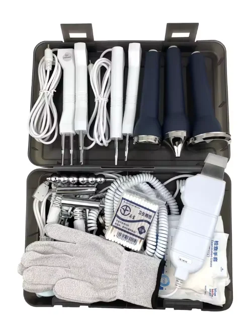 Facial Care Cleaning, Face Washing, Skin Scraping Device, Moisturizing, Ultrasonic Magic Gloves, Beauty Salon Equipment view 6