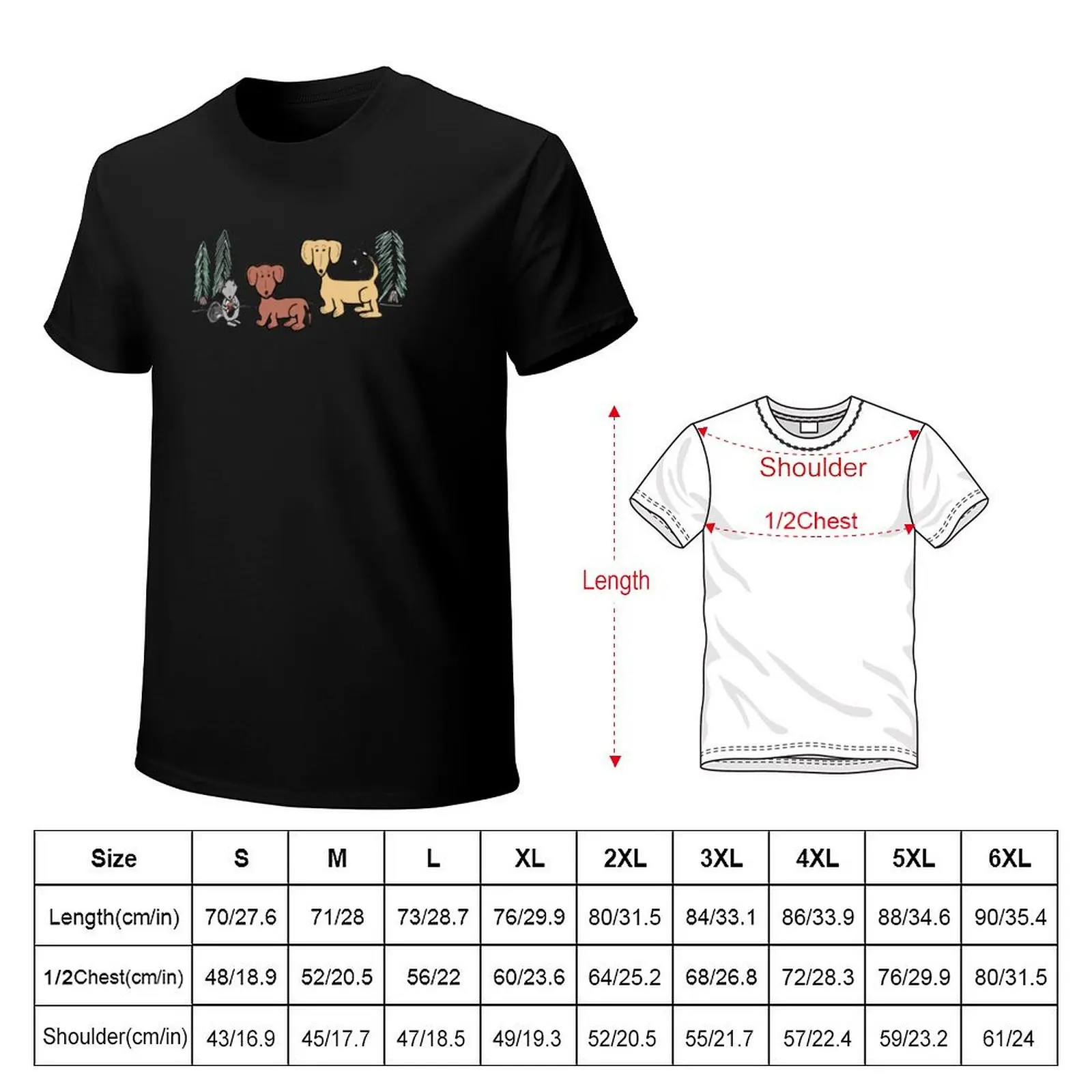Squirrel Meets Hot Dogs T-Shirt Casual Basic Street Style T-Shirt