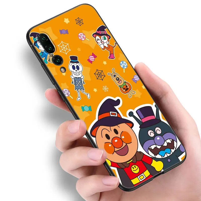 Fashion Anpanman Phone Case For Huawei Pura 70 Ultra P20 P30 P40 Lite P60 Art P50 Pro P50E P Smart 2018 2019 2020 2021