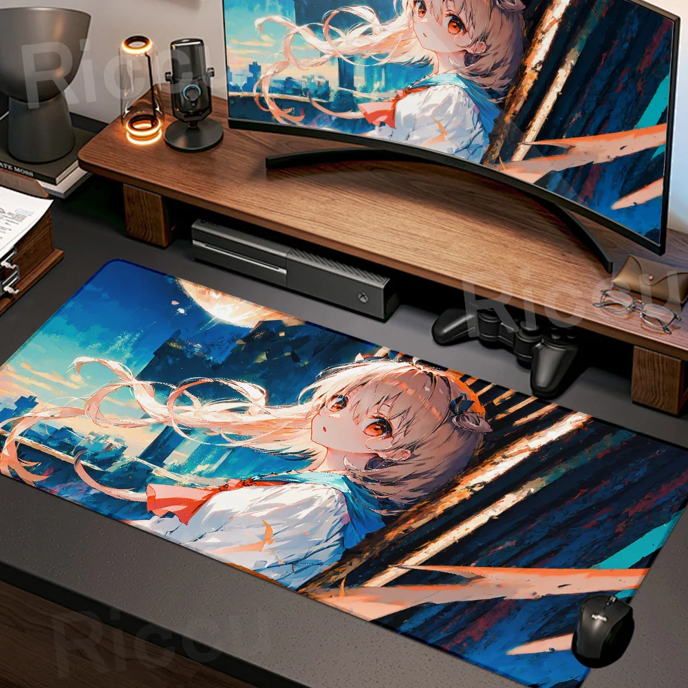 

Anime ATRI accessories desktop Mouse Pad popular mouse pad Desk Pad Extended Gaming Keyboard Mats Large Gamer Mousepad