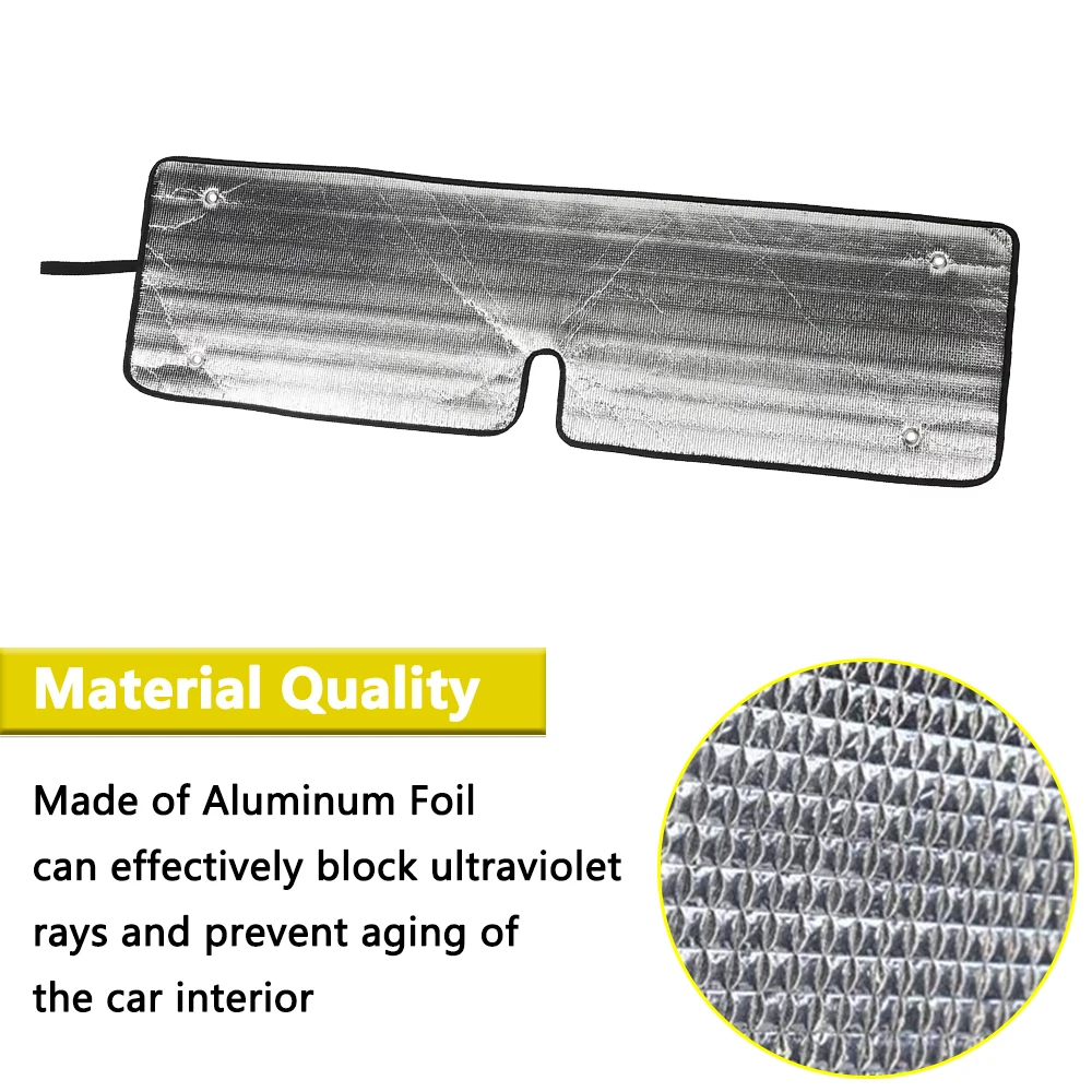 Front Rear Window Sunshade Cover Sun Visor Protector Anti-UV Insulation Pad for 2007-2017 4-door Jeep Wrangler JK Accessories