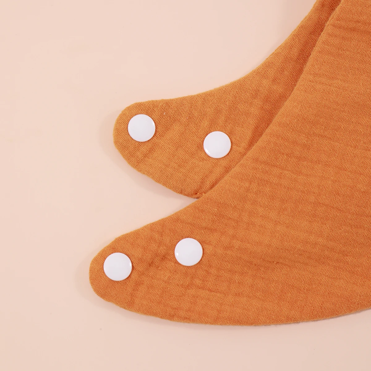 1 Stuks Crêpe Driehoek Speeksel Handdoek Baby Slabbetjes Baby Katoen Slabbetje Pasgeboren Effen Kleur Bandana Burp Doek Jongen Meisje