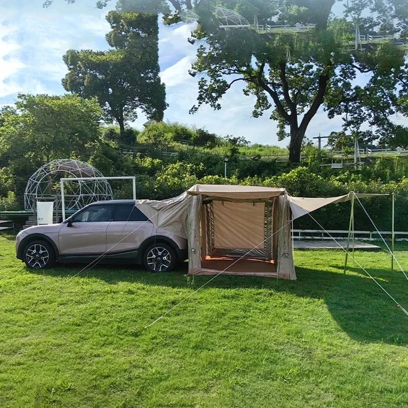 Multifunctional Four‑Season Waterproof Car Tent With Awning Quick Open SUV MPV Pickup Outdoor Camping