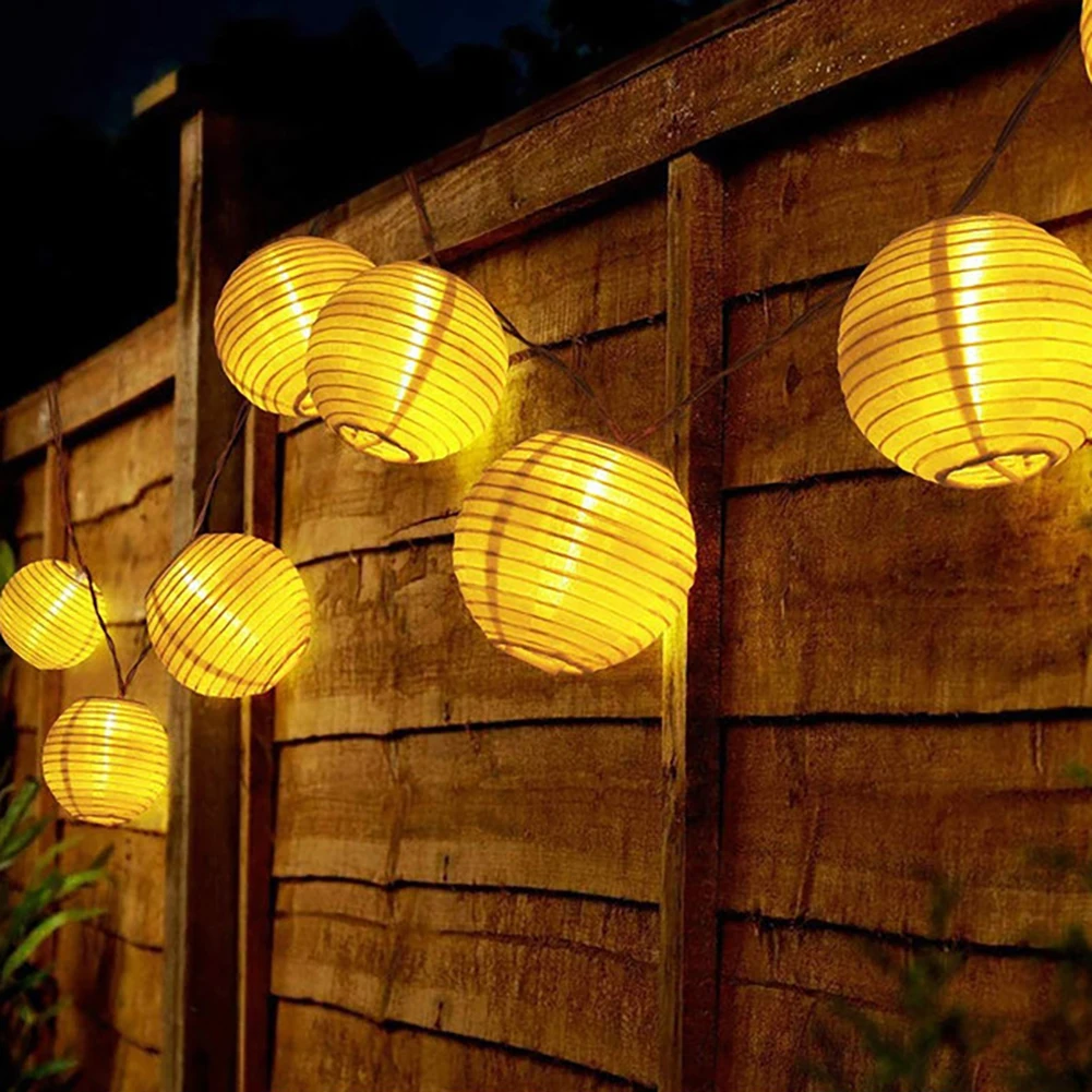 Solar Lantern Led String Lights Waterproof Outdoor Landscape Decorative Lights For Garden Patio Party Lighting Strings