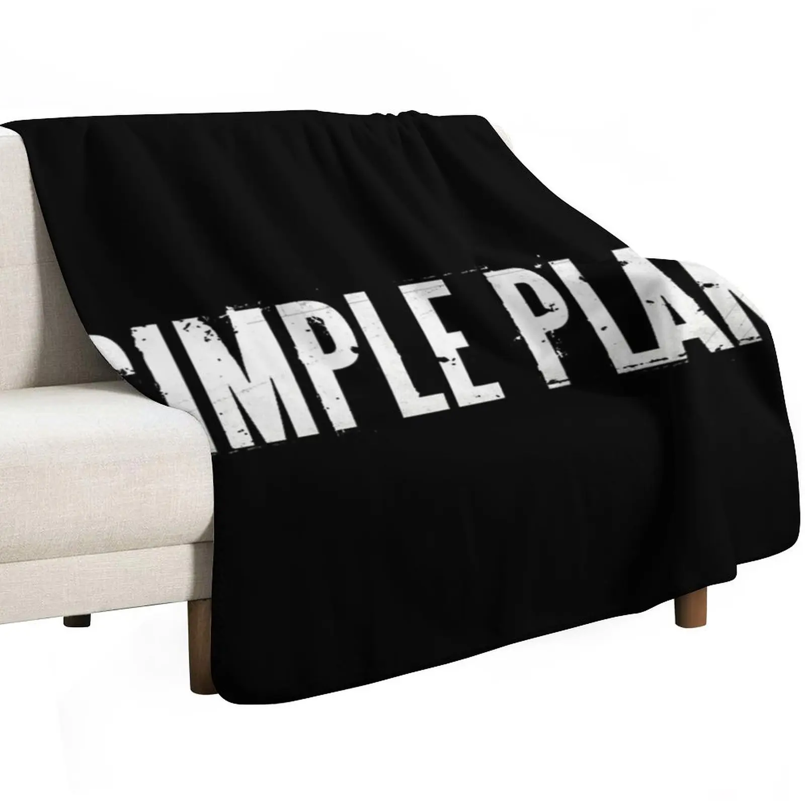 

Simple plan Throw Blanket Sofa Throw bed plaid heavy to sleep Hair Blankets