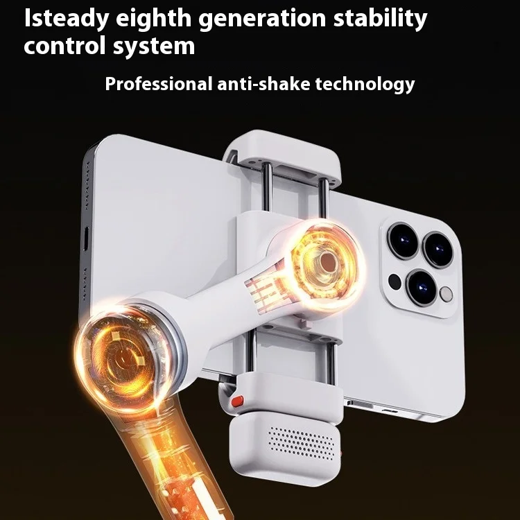 Hohem V3 Smartphone Stabilizer Ai Face Tracking 3-Axis Phone Gimbal Built-in Selfie Stick Portable Selfie Stick Vlog