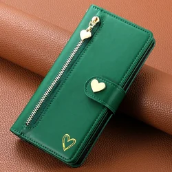 For Xiaomi Redmi Note 15 14 13 Pro Plus 14S 14C 13C 5G 4G 9-Card Zipper Leather Wallet Case Mi 15T 14T 13T Pro Luxury Cover