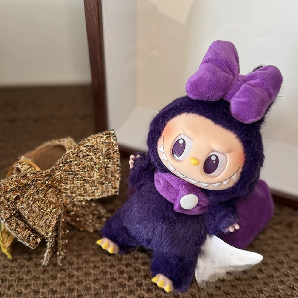 

Doll Clothes Outfit Accessories for Korea Kpop EXO 17cm Labubu V3 V2 V1 Star Bow Accessories