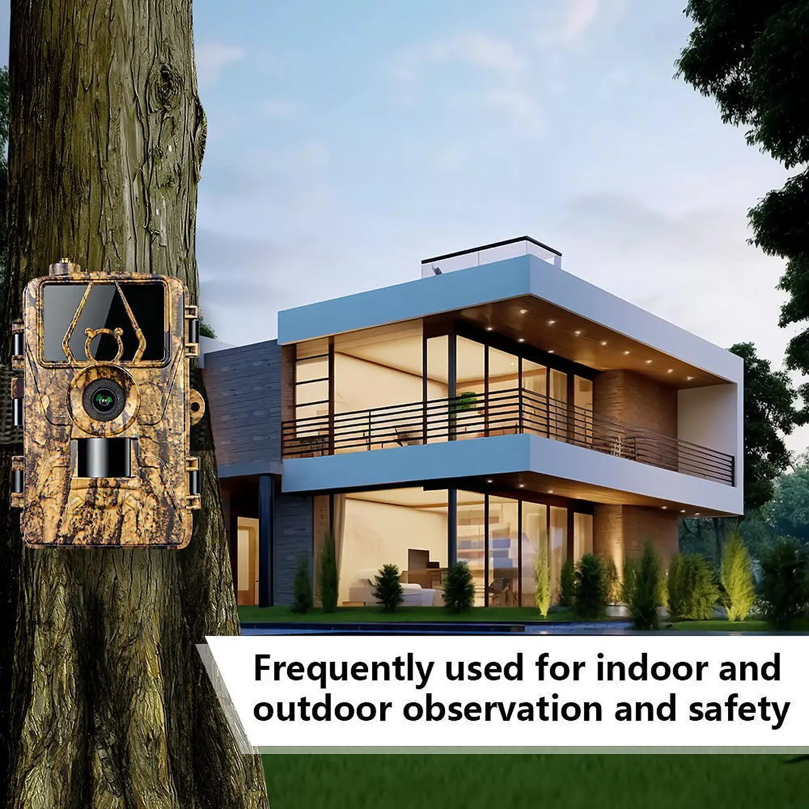 Outdoor Trail Camera Wildlife Tracking Camera for Camping Hiking Wildlife