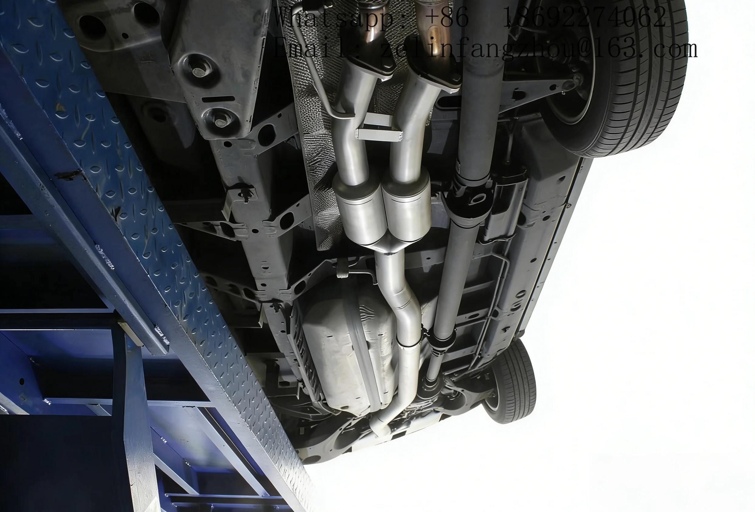 SS304 Valvetronic Catback Exhaust System For Cadillac SRX 3.0L 3.6L RES