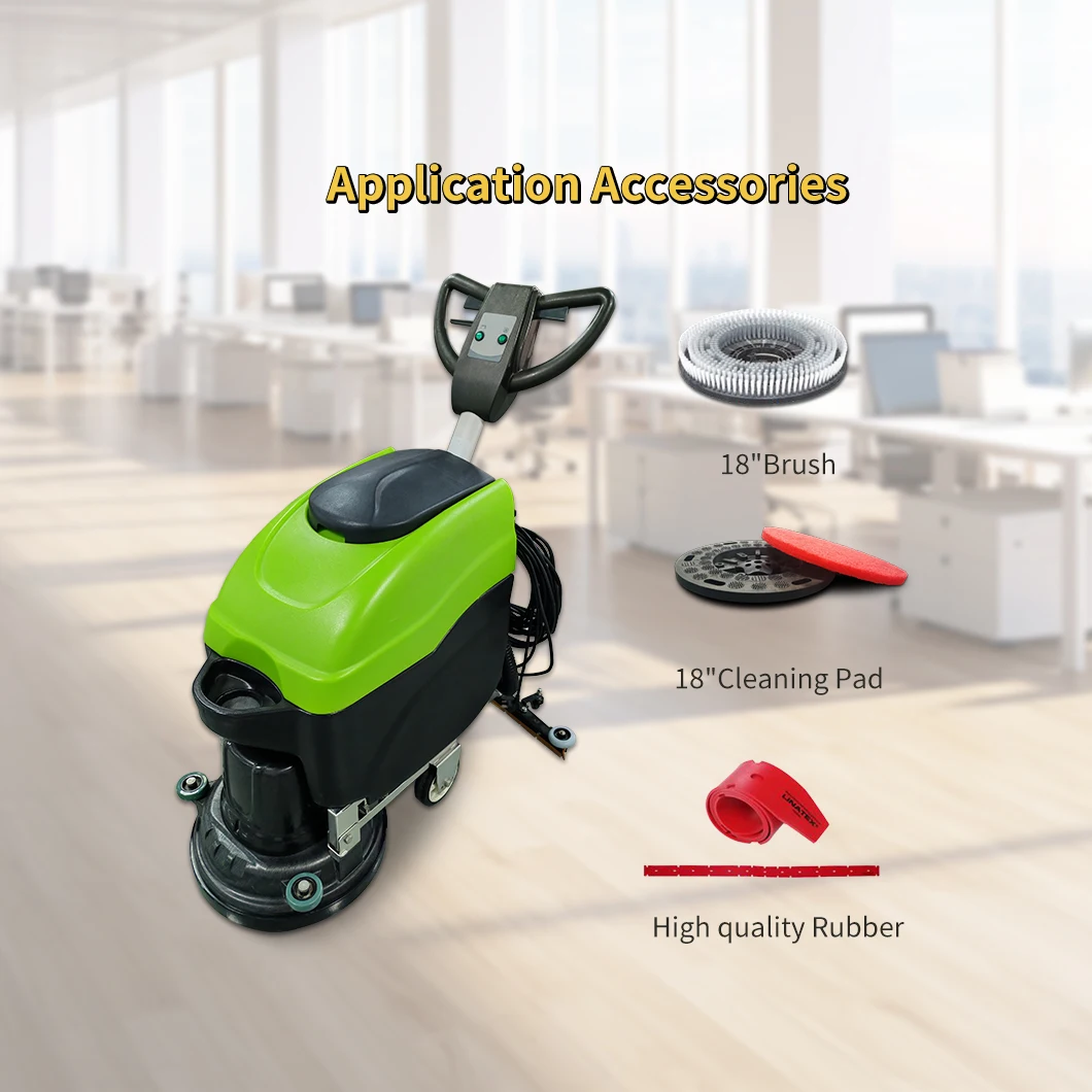 เครื่องขัดพื้นแบบเดินตาม อุปกรณ์ทําความสะอาด เครื่องขัดพื้นไฟฟ้า