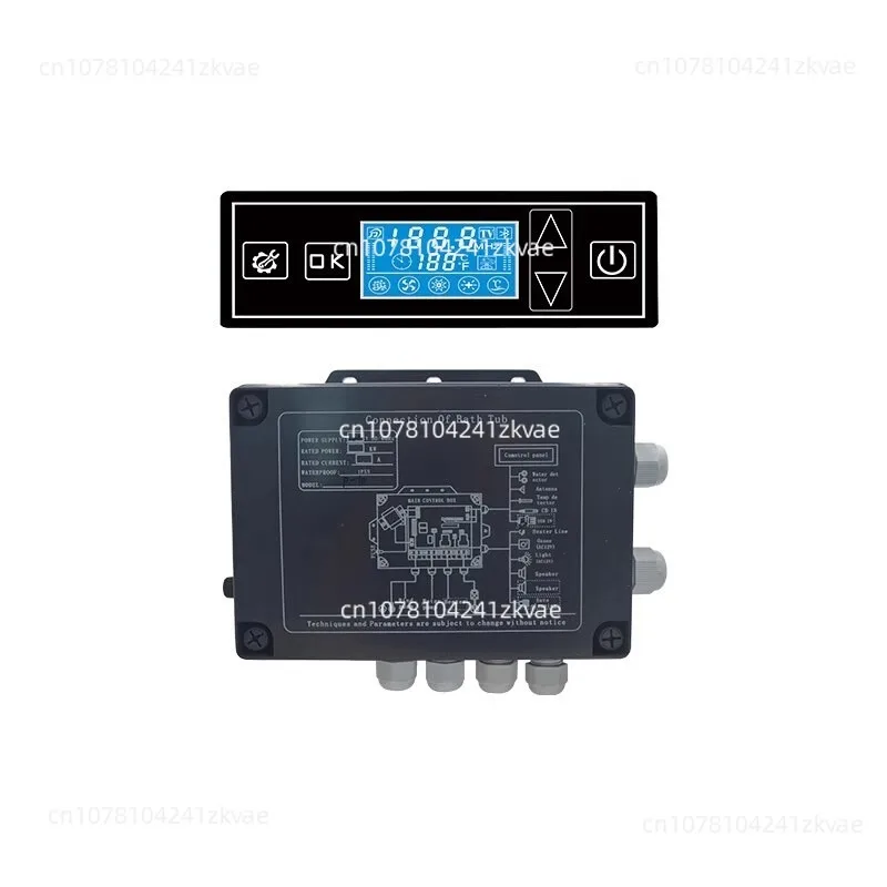 Hot Tub Computer Controller Board System for Bathroom  & KL-817 Bathtub control box Massage Bathtub Spa Control Panel