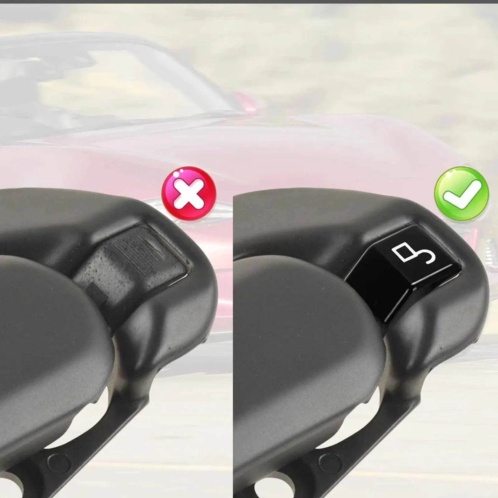 سيارة لينة العلوي للتحويل سقف قفل بمزلاج مجموعة اليسار اليمين سبائك الألومنيوم استبدال ل مياتا مازدا 1990-2005 HL-1036-BK