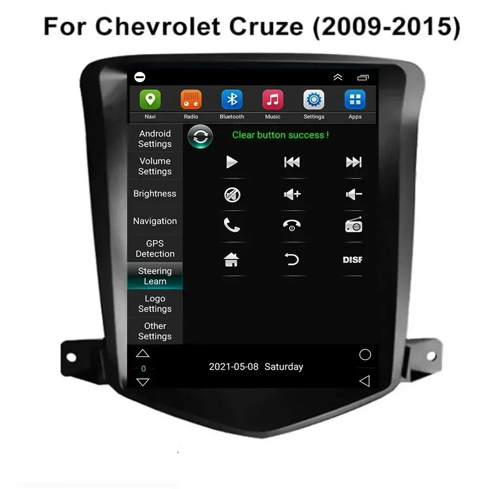 راديو سيارة أندرويد 13 لسيارة شيفروليه كروز J300 2008-2012- 2023- 2030 مشغل وسائط متعددة نظام تحديد المواقع 2din Carplay وحدة رأس DVD ستيريو تلقائي #5