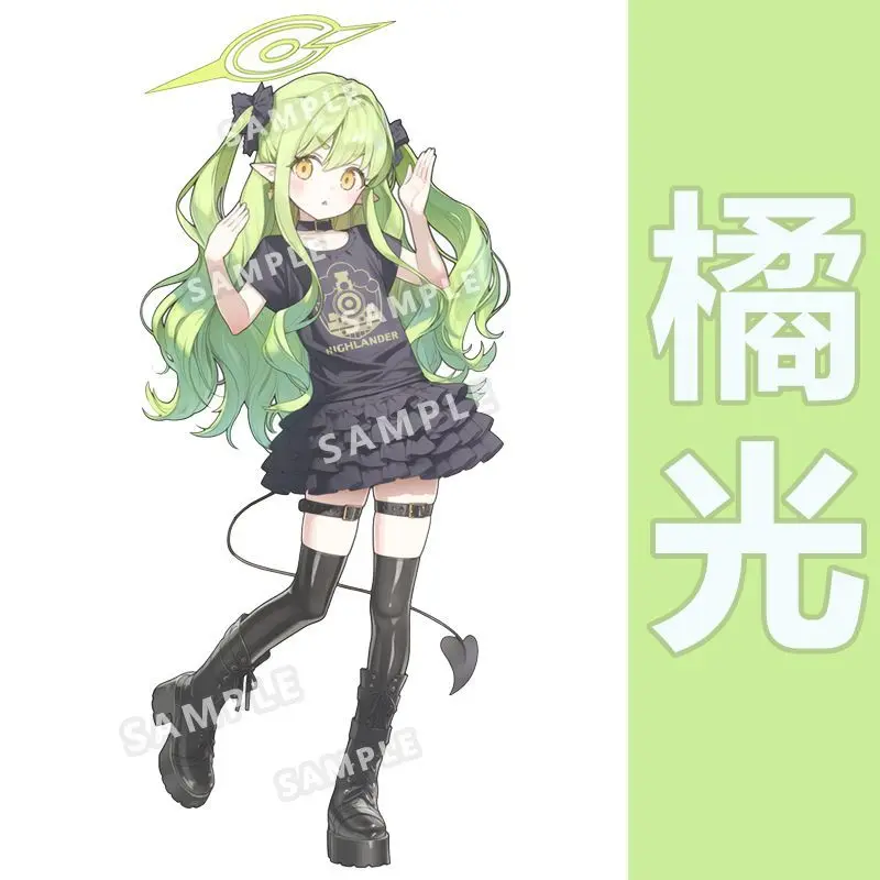 الأزرق الأرشيف تاتشيبانا هيكاري تأثيري أنيمي الاكريليك حامل الشكل الدائمة نموذج سطح المكتب لوحة حامل الحلي الملحقات