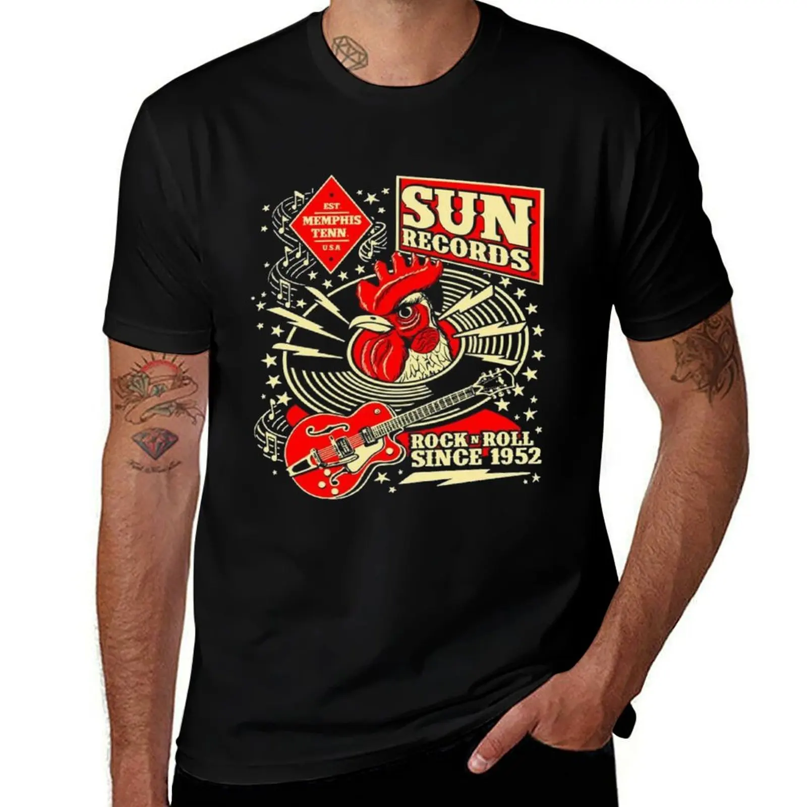 rock&roll since 1952 shirts and face mask T-Shirt Lightweight Print T-Shirt