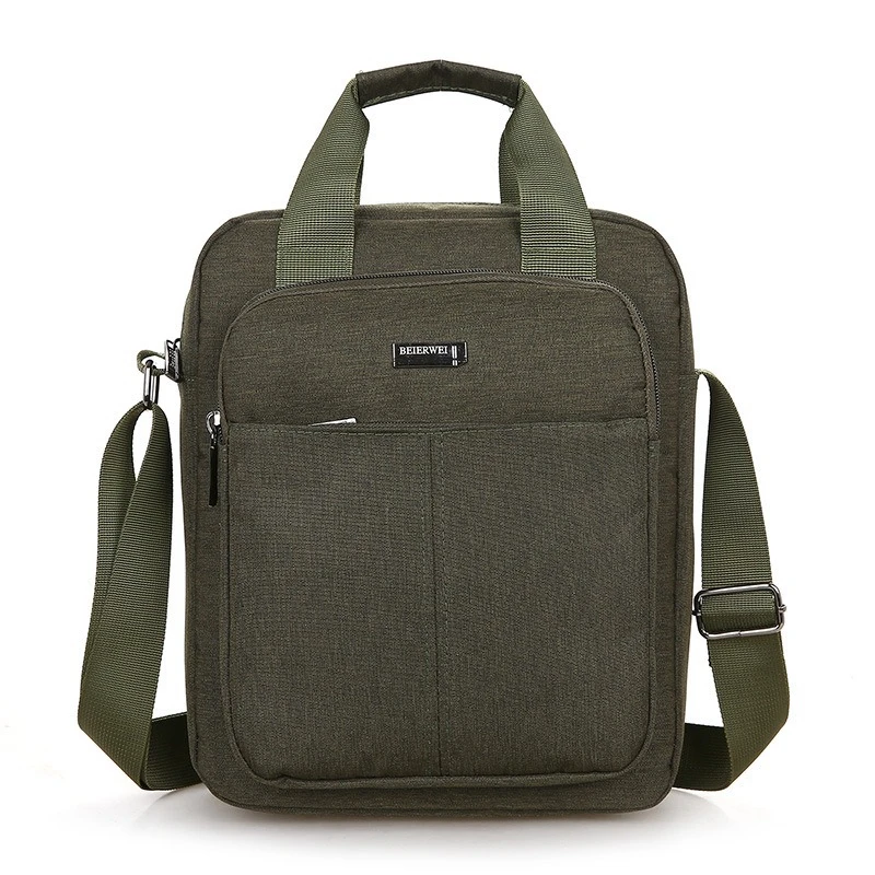 BYMONDY Men Business Travel Crossbody Bag High Quality Large Capacity Oxford Cloth Handbag Lightweight Shoulder Bags Briefcase