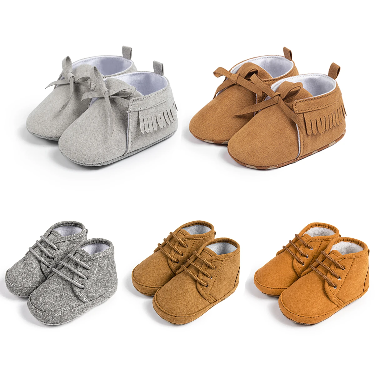 

KIDSUN Baby Shoes Casual Sneakers Soft Sole Non-Slip Toddler First Walker Crib Shoes Newborn Casual Boy Girl Shoes