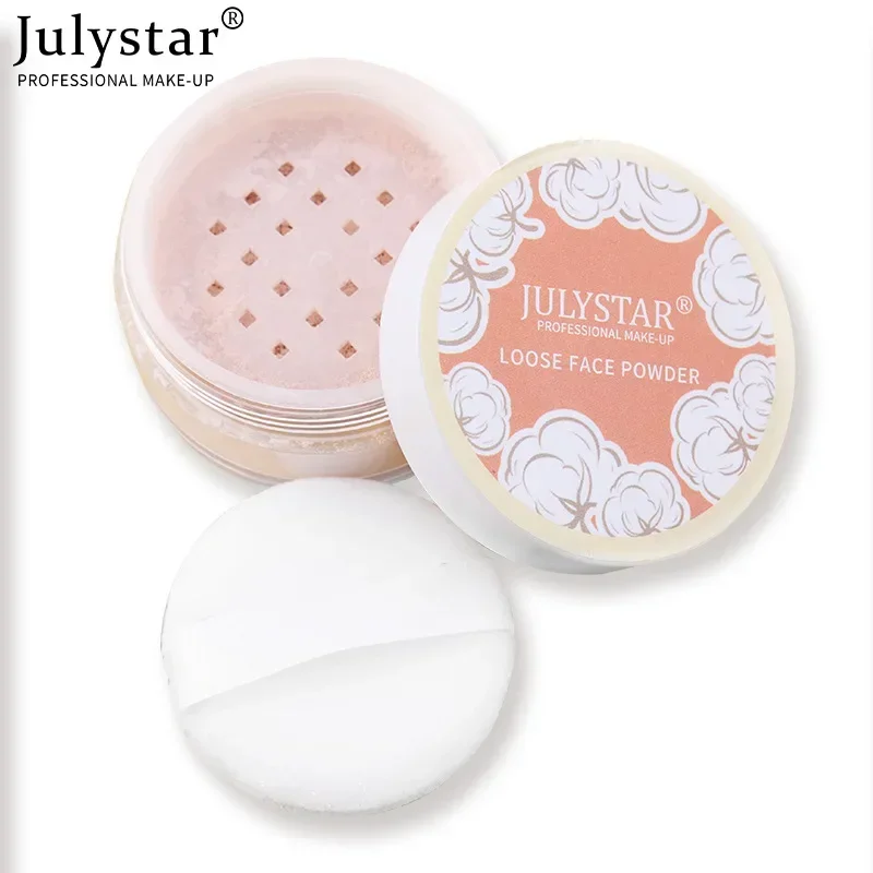 Julystar adt-Poudre pour le visage, fond de teint longue durée, correcteur résistant à l'eau, contrôle de l'huile, nude léger, 256, 8g