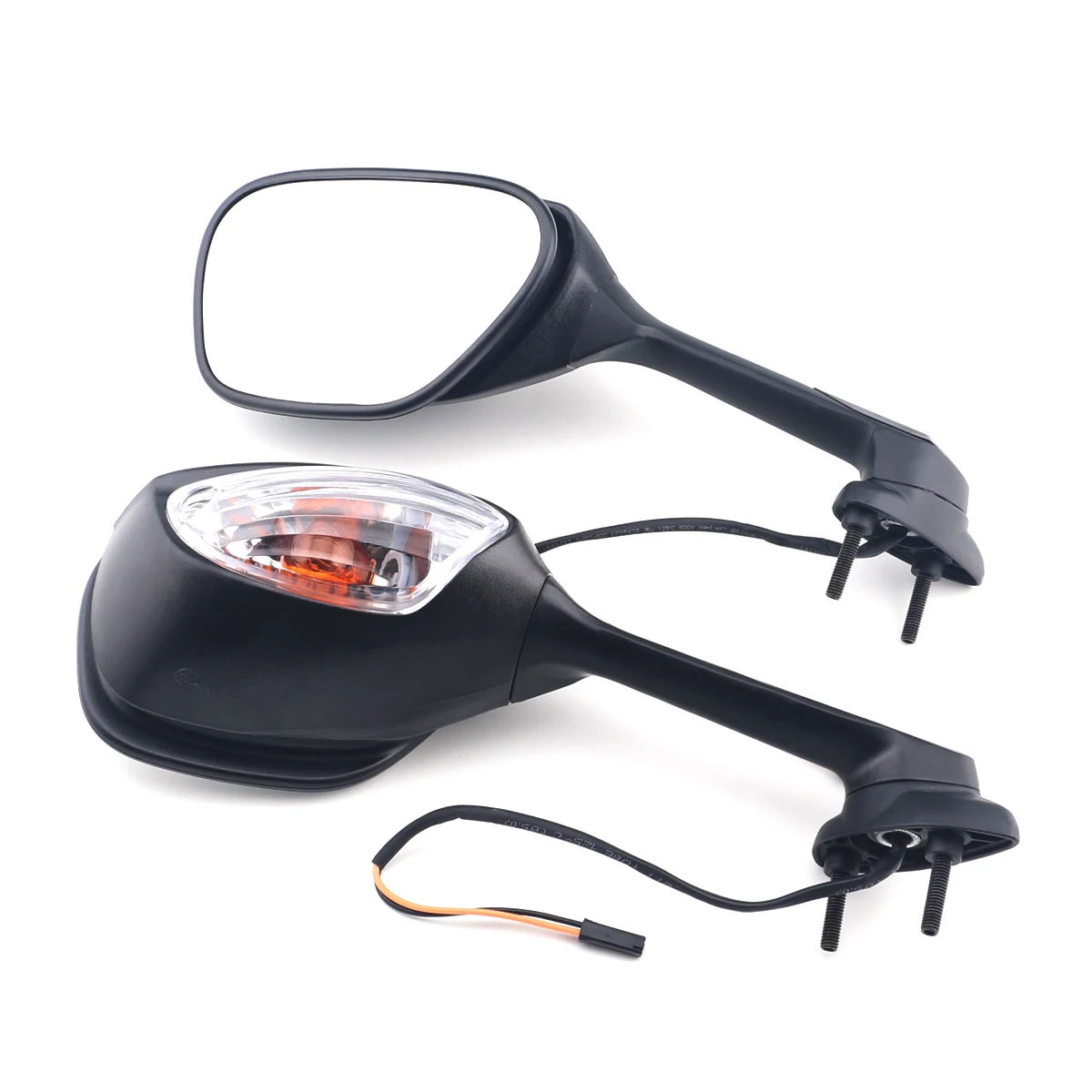 

For Suzuki GSXR600/750 2006-2024 /GSXR1000 2005-2016 Foldable Rearview Mirrors & Turn Signals Light 2007 2008 2009 2010 2011 12
