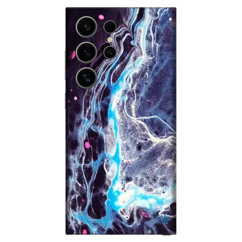 3M pele colorida para Samsung Galaxy, protetor de tela traseira, envoltório com adesivo de pele lateral, macio, S24, S23, S22, S21, Note20, 10