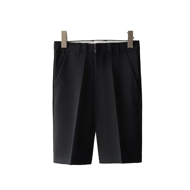 Summer Men Golf Shorts Thin Straight-leg Five-pants Solid Trousers Comfortable Casual Sportswear