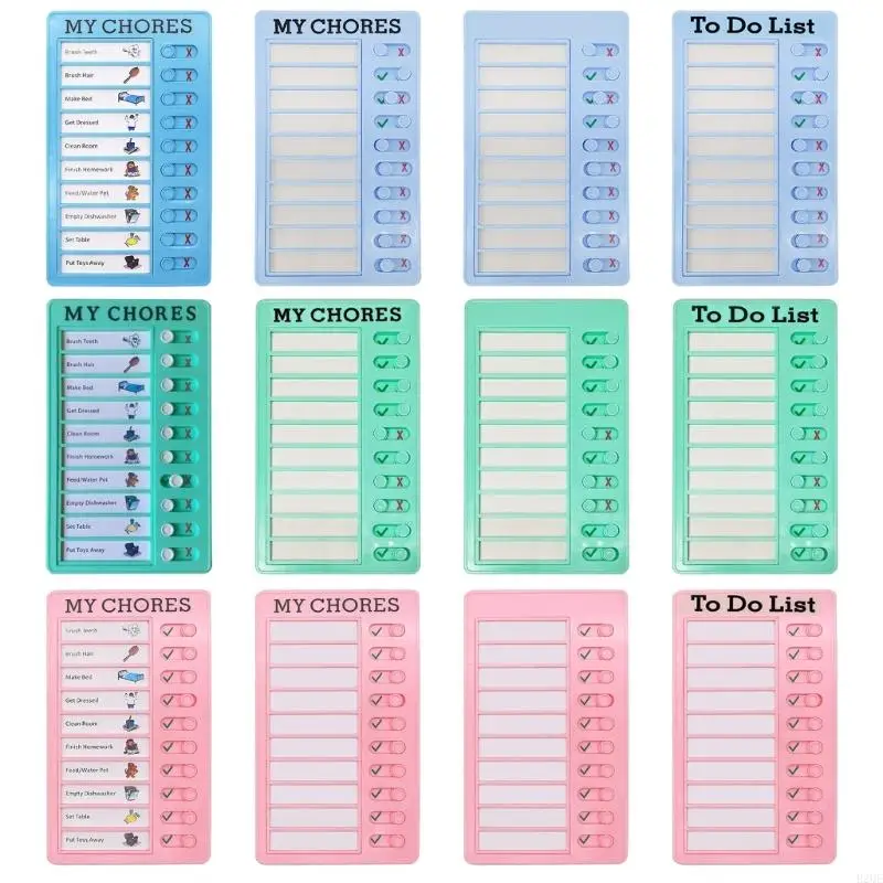 

B2QE Daily Affairs Checklist Wall Mount Memo Boards for Elder Daily Care To-do-list